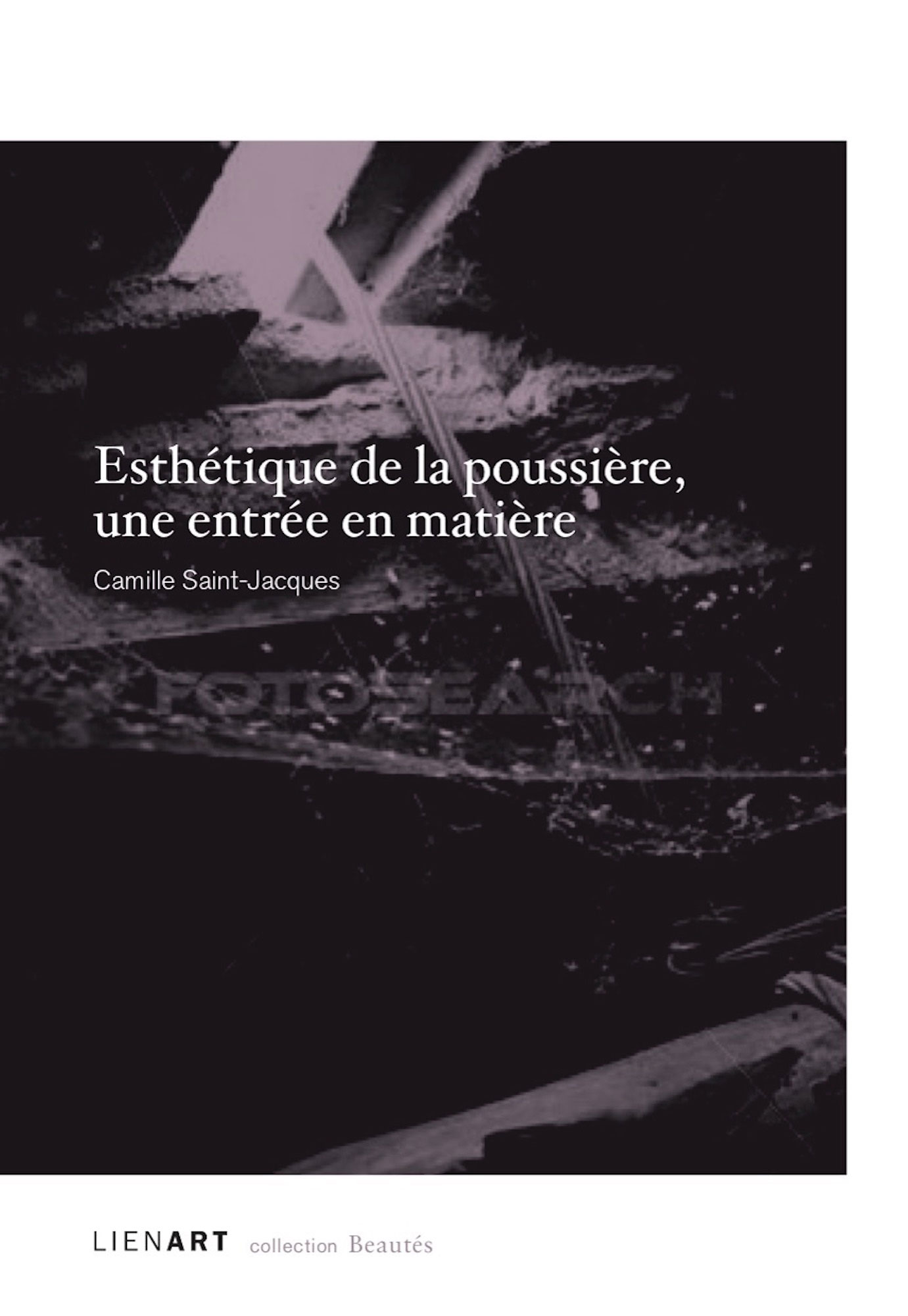 Beautés, Camille Saint-Jacques, Esthétique de la poussière, une entrée en matière, Lienart (couverture)