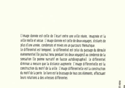 Éric Suchère, L’Image différentielle, Voix éditions (4e de couverture)