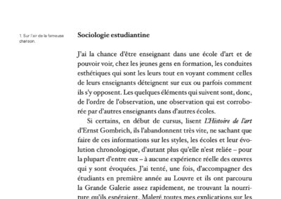 Beautés, Entre mémoire et oubli, L’Atelier contemporain / Frac Auvergne (extrait)