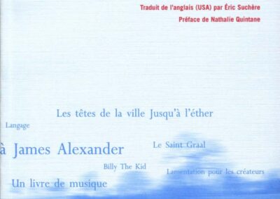 Jack Spicer, C'est mon vocabulaire qui m'a fait ça, Le Bleu du ciel, 2006, couverture
