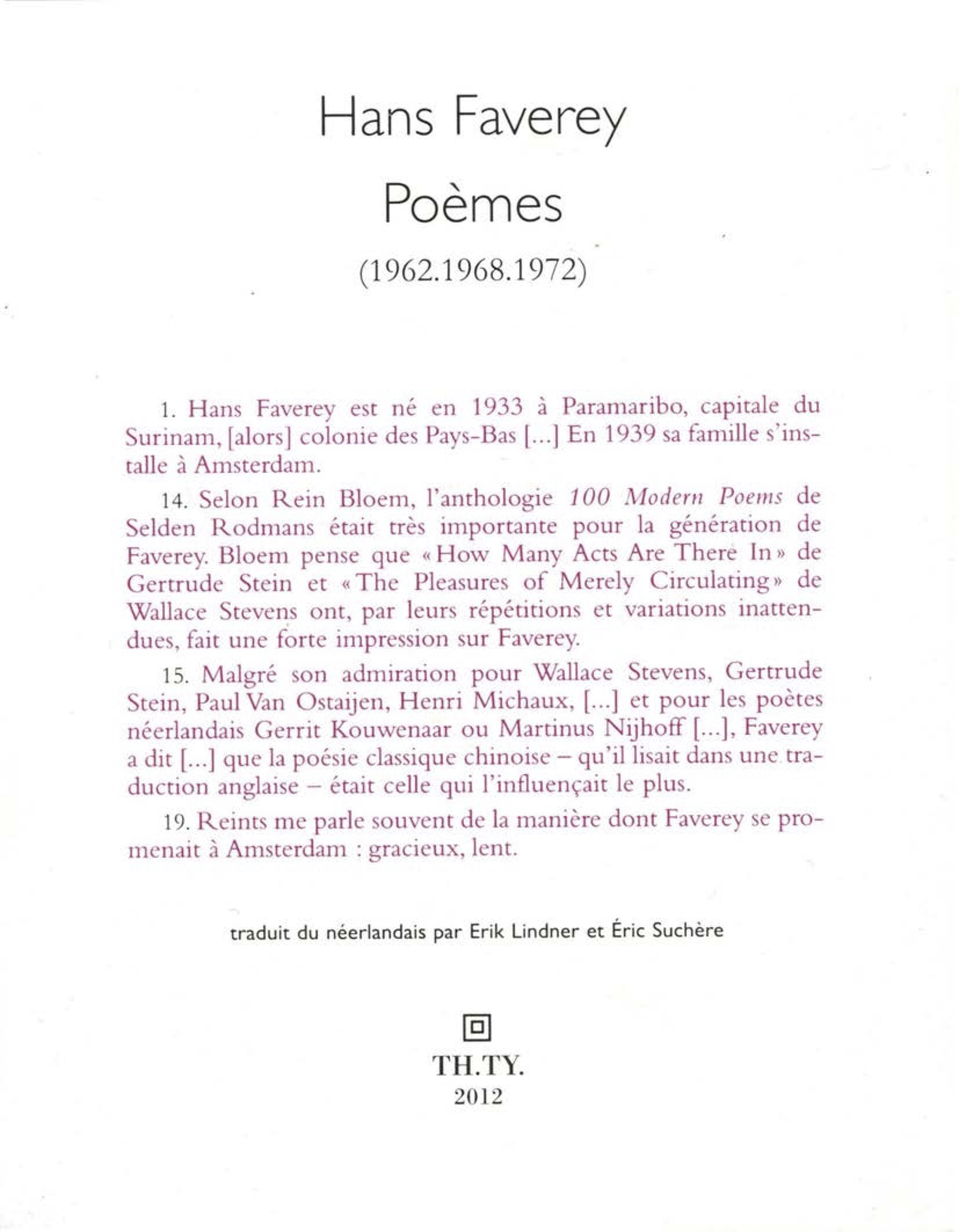 Poèmes (1962.1968.1972)