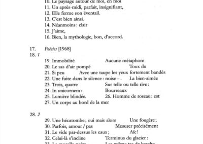 Hans Faverey, Poèmes (1962. 1968. 1972), Théâtre Typographique, p. 171