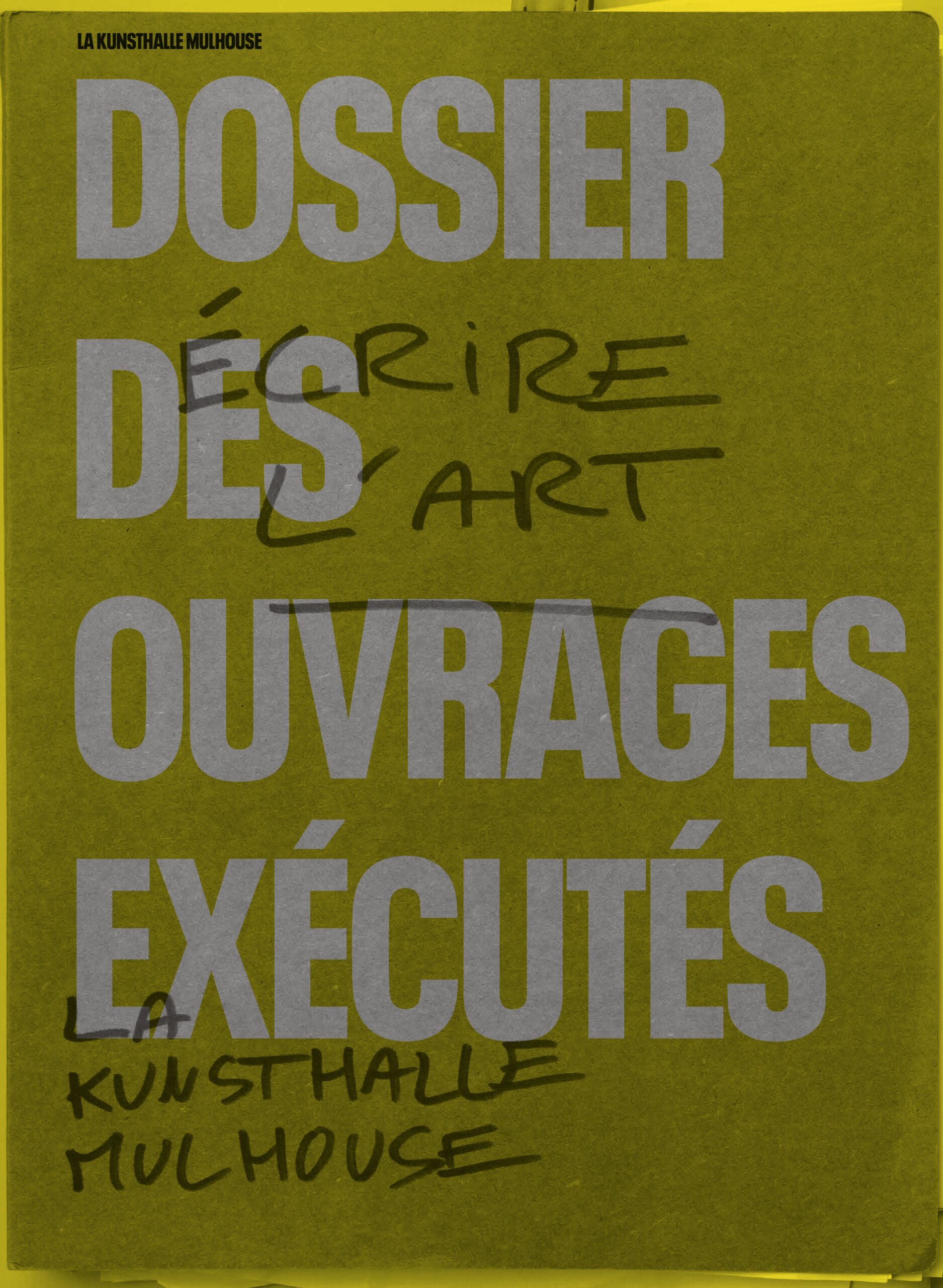 Écrire l’art — Dossier des ouvrages exécutés